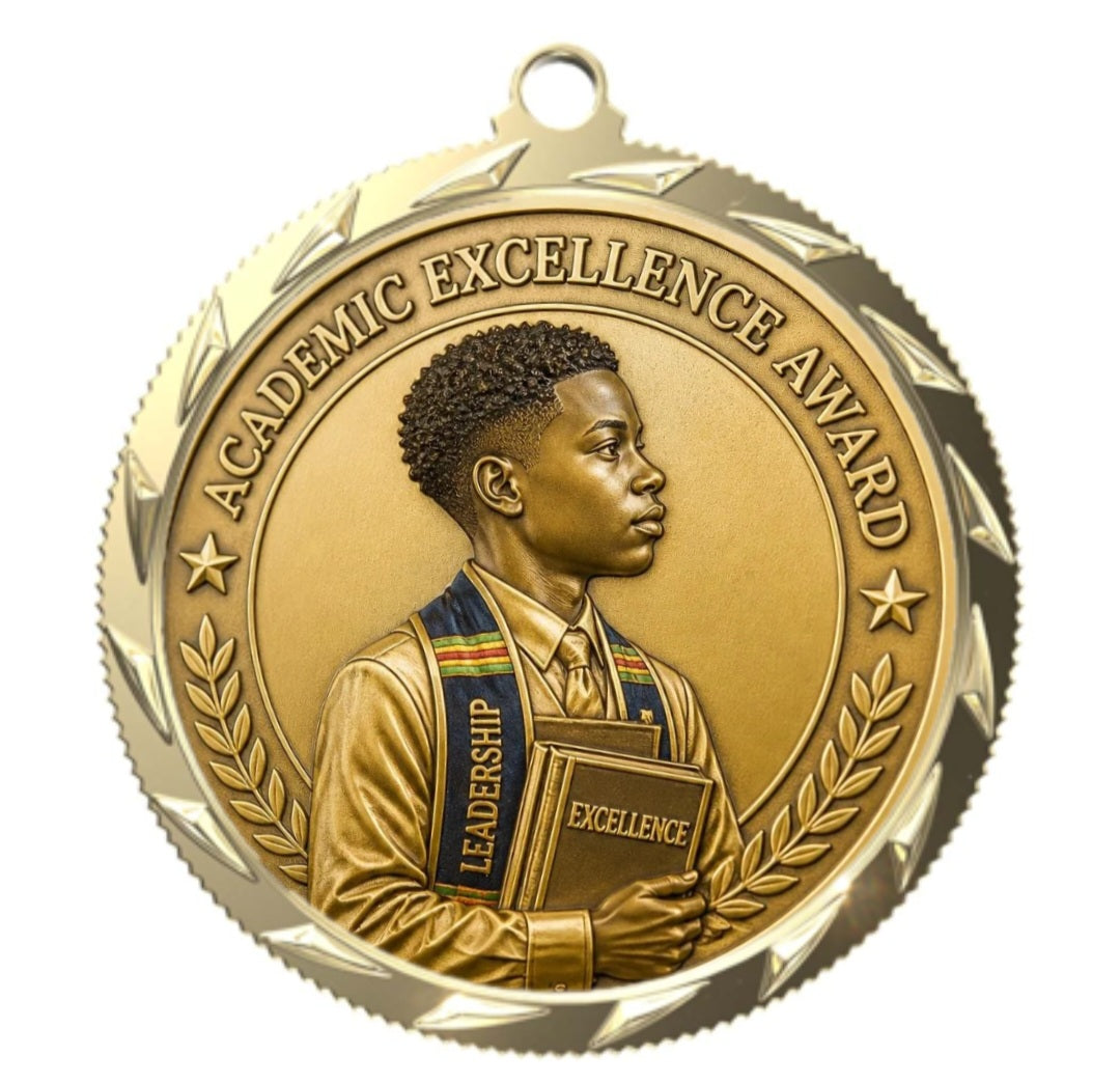 Men's Academic Excellence Award Medal